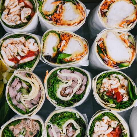 Wraps, vegetar